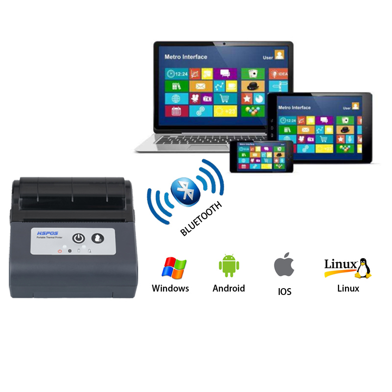 طابعة إيصالات محمولة تعمل بالب - مراجعة Receipt Printer وسعره