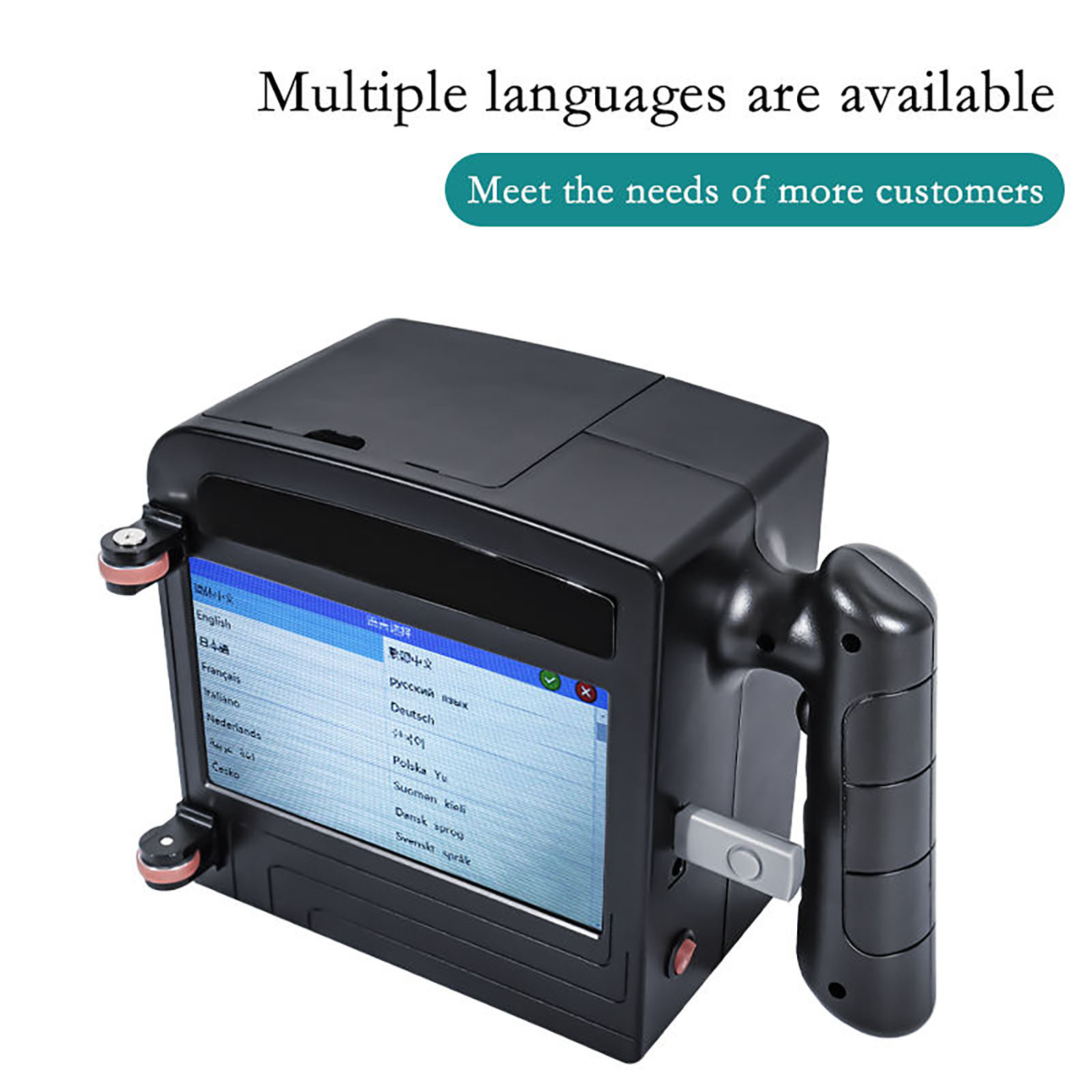 طابعة نفث الحبر المحمولة ZM-C1 - مراجعة Barcode Printer وسعره