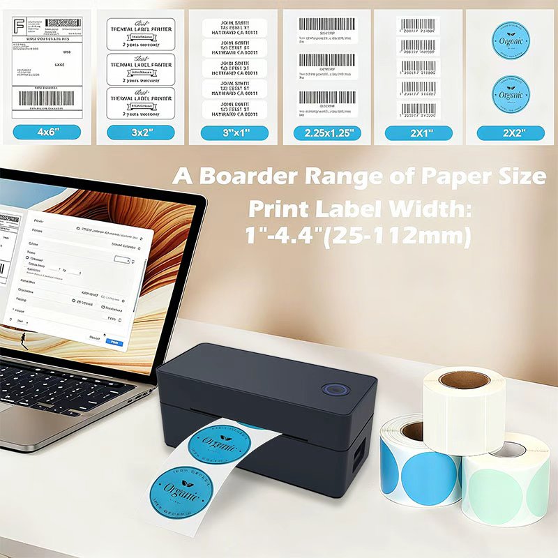 طابعة ملصقات شحن سطح المكتب ال - مراجعة Receipt Printer وسعره