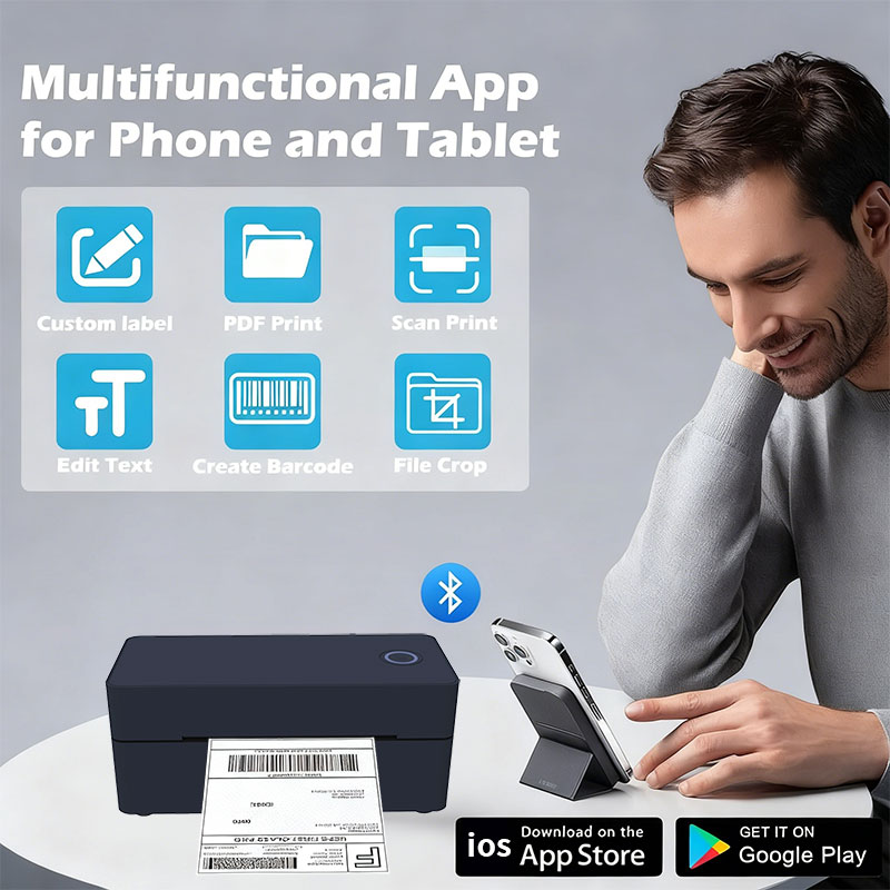 طابعة ملصقات شحن سطح المكتب ال - مراجعة Receipt Printer وسعره