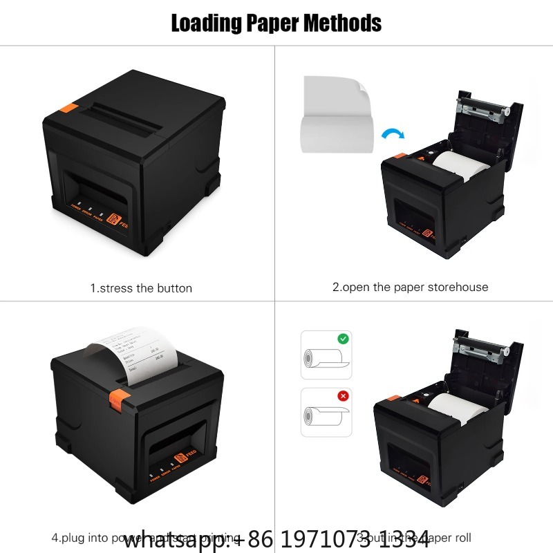 【POS-8360】طابعة إيصالات 80 مم  - مراجعة Receipt Printer وسعره