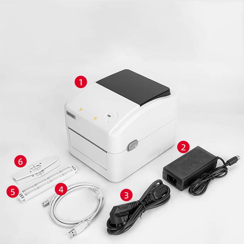 طابعة ملصقات صناعية 420B مع ات - مراجعة Label Printer وسعره