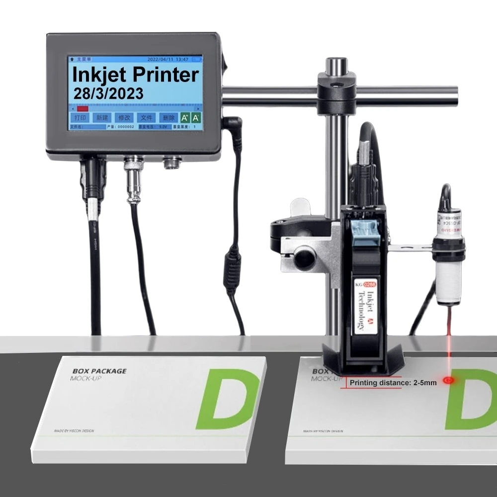 طابعة نافثة للحبر أوتوماتيكية  - مراجعة Barcode Printer وسعره
